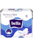 Bella Perfecta Slim Maxi Blue ultratenké hygienické vložky s křidélky 8 kusů