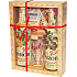 Kitl Syrob Bio Malina s dužinou sirup 500 ml + Pomeranč s dužinou sirup 500 ml + sklenička 200 ml, dárkové balení