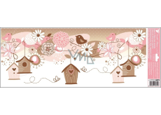 Okenní fólie bez lepidla ptáčci 60 x 22,5 cm