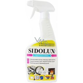 Sidolux Professional na připáleniny a krbová skla rozprašovač 500 ml