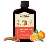 Green Pharmacy Hřejivý masážní olej se skořicí a pepřem 200 ml