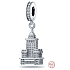 Charm Sterlingové stříbro 925 USA - Empire State Building, přívěsek na náramek cestování