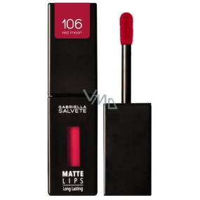 Gabriella Salvete Matte Lips Long Lasting matná tekutá rtěnka 106 Red Moon 4,5 ml