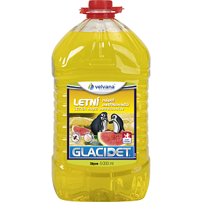 Velvana Glacidet letní směs do ostřikovačů, 5 l Velvana Glacidet letní směs do ostřikovačů, 5 l