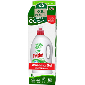 Twister prací gel univerzální 17 dávek, 1 L