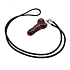 Obsidian červený Penis amulet pro plodnost, přívěsek přírodní kámen ručně broušený 3 cm, kámen záchrany