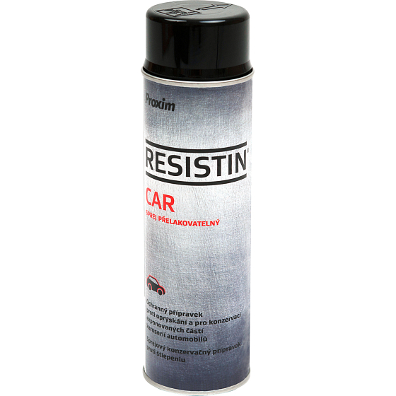 Resistin Car antikorozní sprej na ošetření podvozku, přelakovatelný, 500 ml