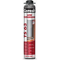 CERESIT TS 63, Nízkoexpanzní pistolová pěna, 750ml