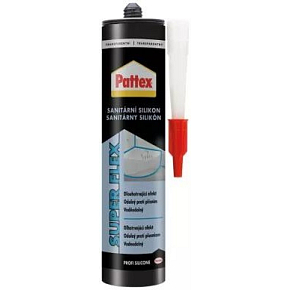 PATTEX silikon sanitární, transparentní,, 280 ml