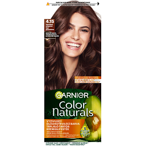Garnier Color Naturals Creme barva na vlasy, odstín tmavá ledová mahagonová 4,15