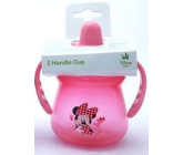Disney Minnie Mouse Baby Handle Cup hrnek se dvěma uchy 6+ 150 ml