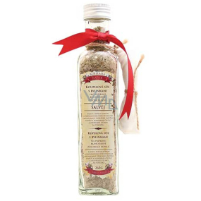 Bohemia Gifts Šalvěj s bylinkami povzbuzující sůl do koupele se šalvějí a s filtračním sáčkem 260 g skleněný obal