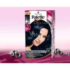 Schwarzkopf Palette Deluxe barva na vlasy 909 Modročerná 115 ml