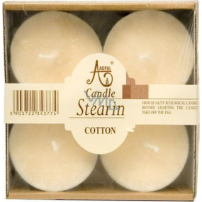 Adpal Stearin Maxi Cotton - Bavlna vonné čajové svíčky 4 kusy