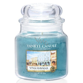 Yankee Candle Viva Havana - Ať žije Havana vonná svíčka Classic střední sklo 411 g