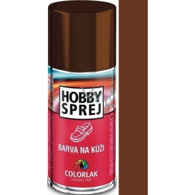 Colorlak Hobby Barva na kůži Tmavě hnědá sprej 160 ml
