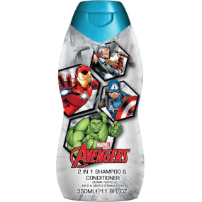 Marvel Avengers 2v1 šampon a kondicionér na vlasy pro děti 350 ml
