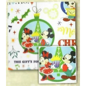 Nekupto Dárkový balicí papír 70 x 150 cm Vánoční Winter Magic, Mickey Mouse