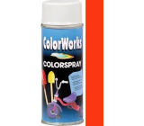 Color Works Colorsprej 918504 oranžovo-červený alkydový lak 400 ml