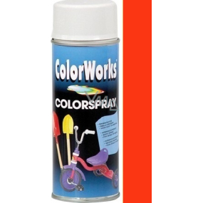 Color Works Colorsprej 918504 oranžovo-červený alkydový lak 400 ml