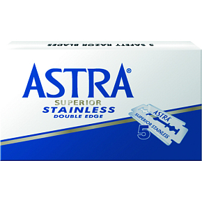 Astra Superior Stainless, žiletky, balení 5 ks Astra Superior Stainless, žiletky, balení 5 ks