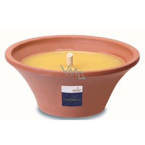 Spaas Citronela repelentní vonná svíčka Terakota 150 x 65 mm