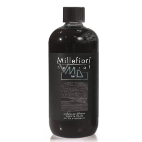 Millefiori Milano Natural Nero - Černá Náplň difuzéru pro vonná stébla 500 ml
