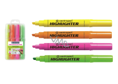 Centropen Zvýrazňovač Highlighter 8552 1-4 mm v etui, 4 barvy