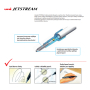 Uni Mitsubishi Jetstream trojbarevný roller, i pro leváky, černý 0,7 mm 3 SXE3-400-07