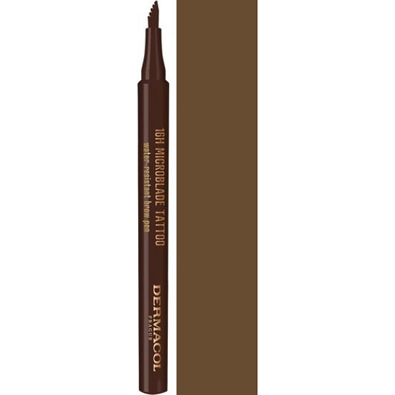 Dermacol 16H Microblade Tattoo Eyebrow Pen fix na obočí 01 1 ml