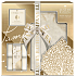 Grace Cole Warm Vanilla & Sweet Almond nahřívací láhev s měkkým obalem + teplé ponožky + šumivá koule do koupele 4 x 25 g, kosmetická sada pro ženy