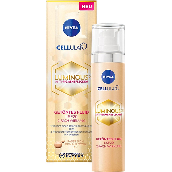 Nivea Cellular Luminous630 tónovací krém proti pigmentovým skvrnám 40 ml