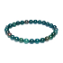Heliotrop / Bloodstone náramek elastický přírodní kámen, kulička 6 mm / 16 -17 cm, vynikající čistič krve
