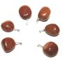 Goldstone zlatý Troml přívěsek, M cca 3 cm, 1 kus, kámen ambicí
