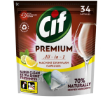 Cif Premium All in 1 Lemon tablety do myčky 34 kusů