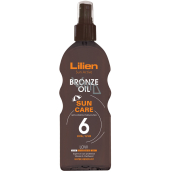 Lilien Sun Active Bronze Oil SPF6 voděodolný olej na opalování 200 ml