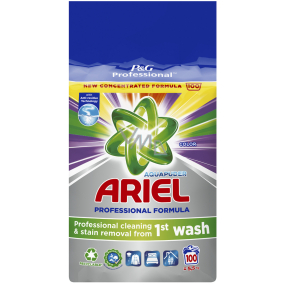 Ariel Aquapuder Color univerzální prací prášek na barevné prádlo 100 dávek 5,5 kg