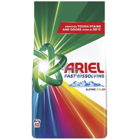 Ariel Fast Dissolving Color prací prášek na barevné prádlo 40 dávek 2,2 kg