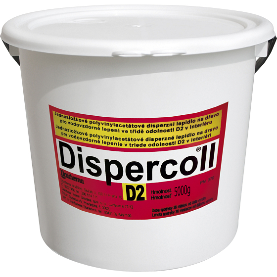 Druchema Dispercoll D2 disperzní lepidlo na dřevo, 5 kg