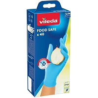 Vileda jednorázové rukavice Food Safe, velikost S/M, 40 ks