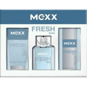 Mexx Fresh Man toaletní voda 30 ml + sprchový gel 50 ml + deodorant sprej 50 ml, dárková sada