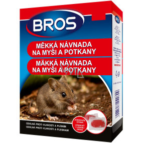 Bros Měkká návnada na myši, krysy a potkany 250 g