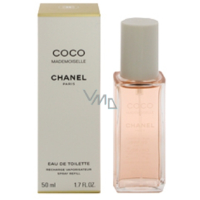 Chanel Coco Mademoiselle toaletní voda náplň pro ženy 50 ml s rozprašovačem
