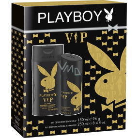 Playboy Vip for Him deodorant sprej 150 ml + sprchový gel 250 ml, kosmetická sada