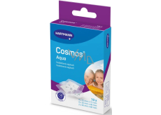 Cosmos Aqua vodotěsná náplast 3 velikosti 10 kusů