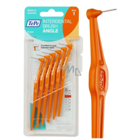 TePe Angle Mezizubní kartáčky 0,45 mm oranžový 6 kusů