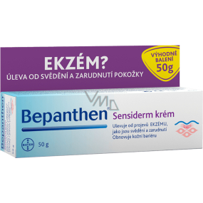 Bepanthen Sensiderm krém proti ekzému, úleva od svědění 50 g