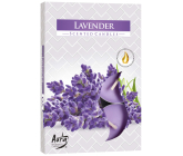 Bispol Aura Lavender - Levandule vonné čajové svíčky 6 kusů