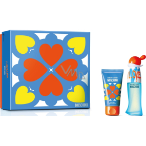 Moschino I Love Love toaletní voda pro ženy 30 ml + tělové mléko 50 ml, dárková sada