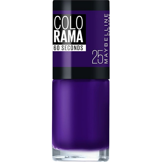 Maybelline Colorama rychleschnoucí, dlouhotrvající lak na nehty 25 Plum 7 ml
